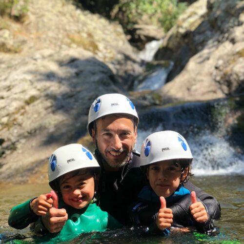 canyoning en famille à Font-Romeu