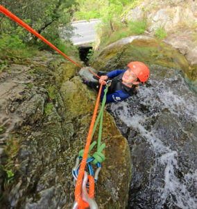 Cascade finale du canyon de Thuès