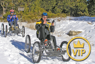 Quadbike dans la neige - session VIP