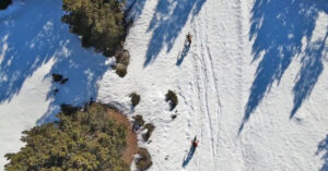 VTT sur neige à Font-Romeu
