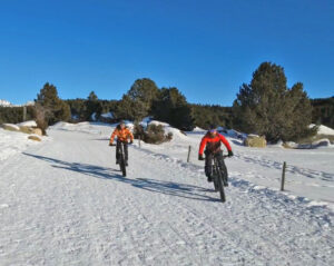 VTT sur neige ou snowbike