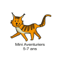 Logo club enfant mini aventuriers - 5-7 ans