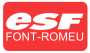 Logo ESF Font-Romeu - école de ski français